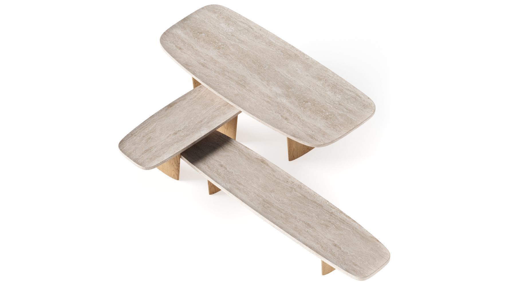 Classicon Materia Coffee Tables 3D model_1