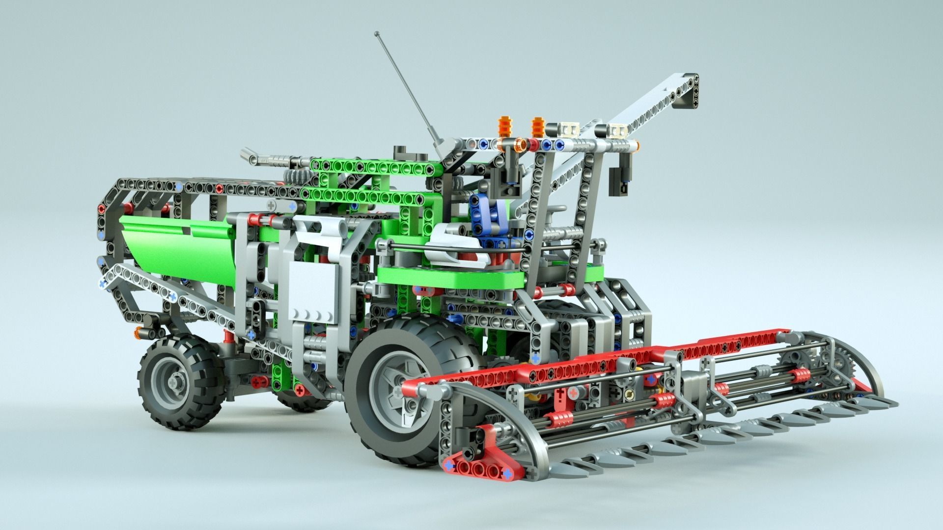 LEGO Combine Harvester 3D model_5