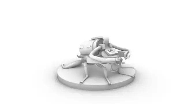 Cockroach Taser Drone for Tabletop Shadowrun Cyberpunk 3D print model