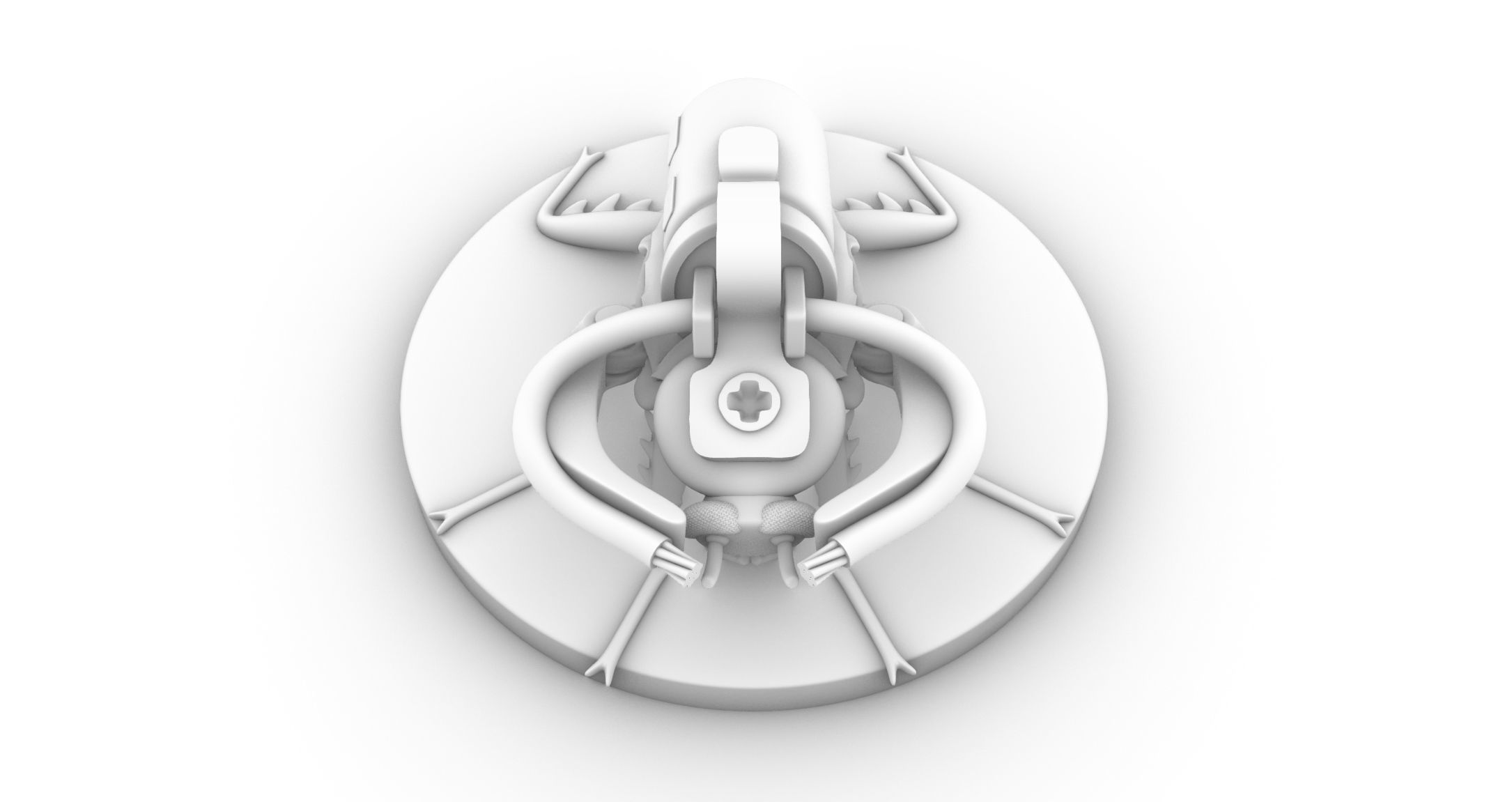 Cockroach Taser Drone for Tabletop Shadowrun Cyberpunk 3D print model_6