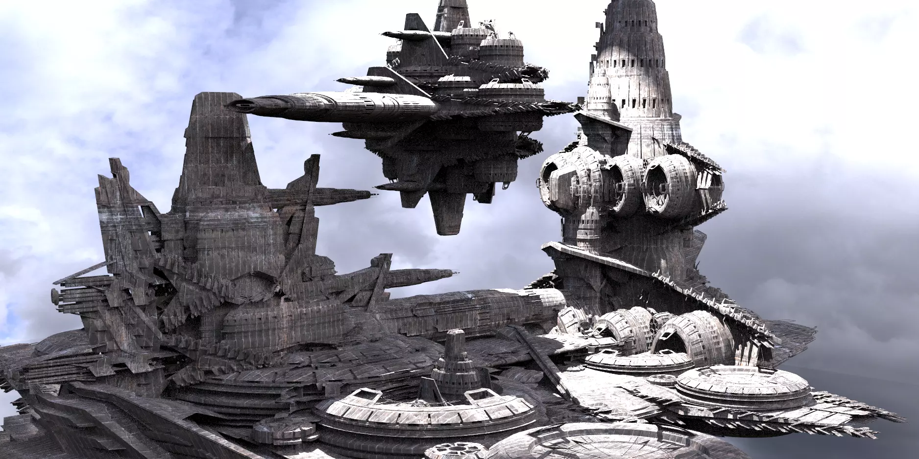 Aztec Temple Grand battleships designs 3D model | CGTrader