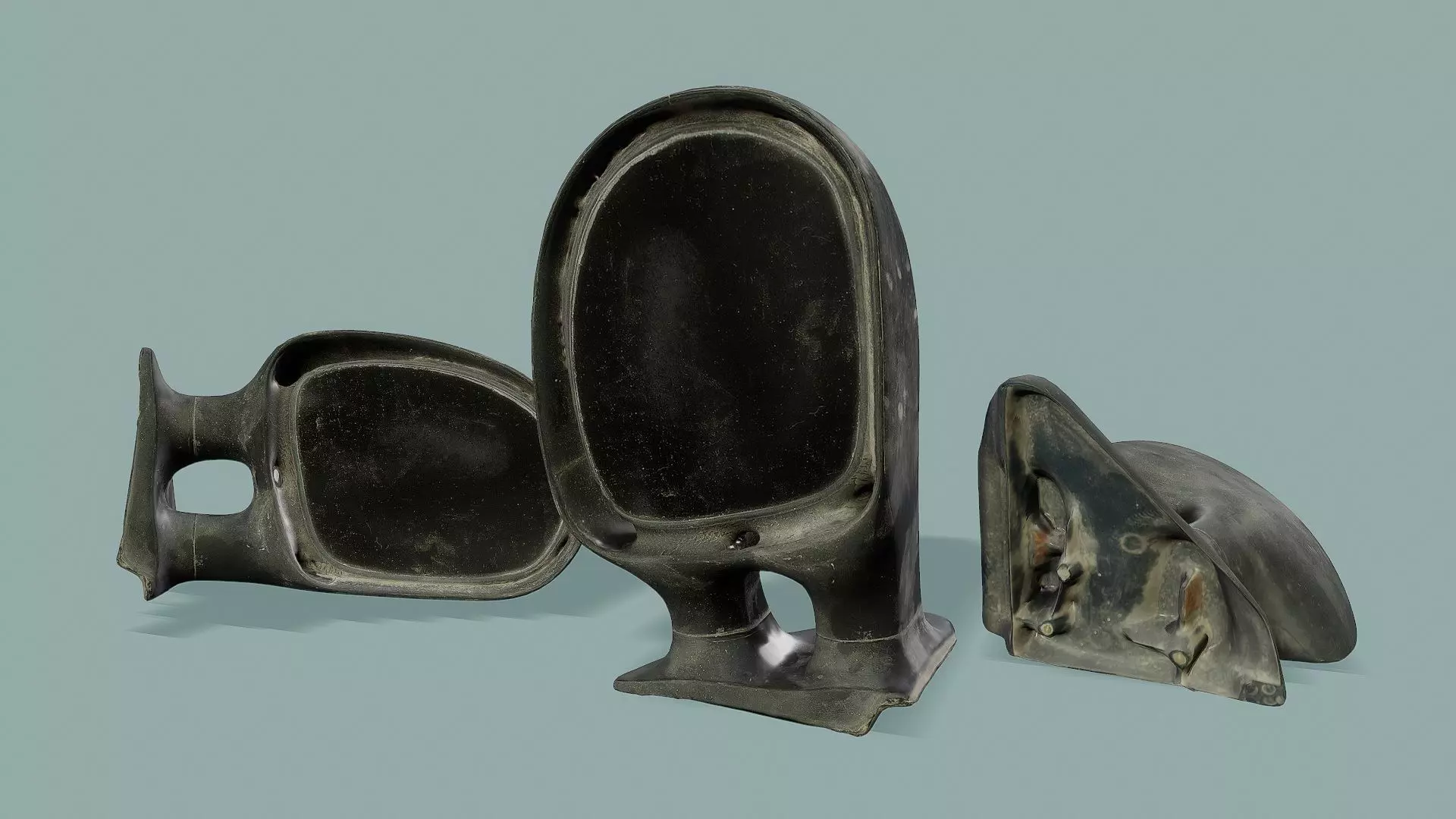 3D Scan Car Mirror Low-poly 3D model