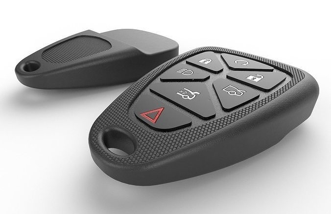 Car key Model 10 Low-poly 3D model 4