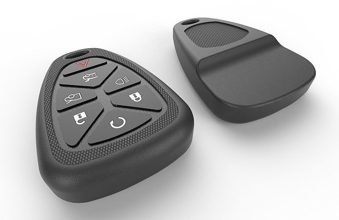 Car key Model 10 Low-poly 3D model 7