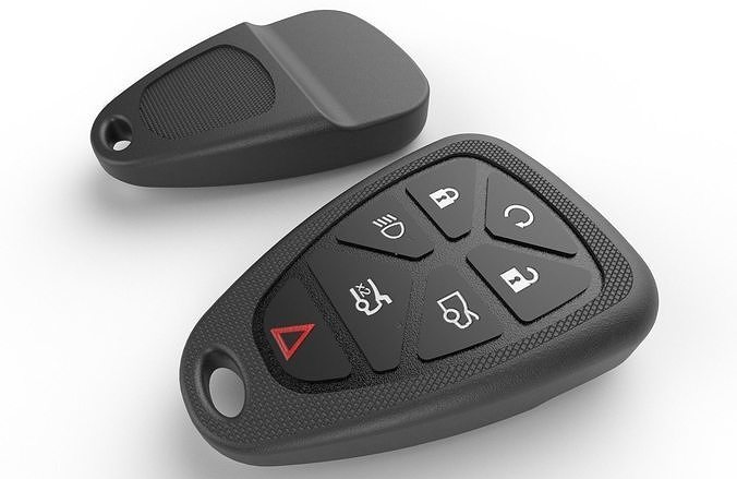Car key Model 10 Low-poly 3D model 5