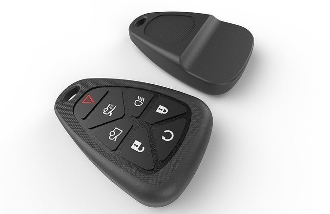 Car key Model 10 Low-poly 3D model 6