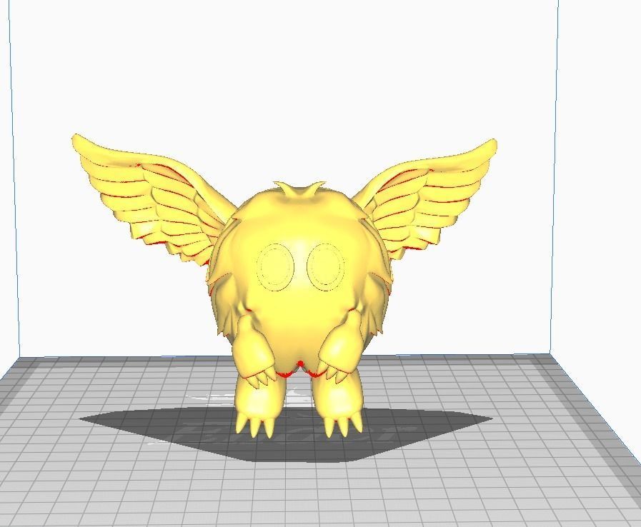 Winged Kuriboh 3D Model 3D print model_1