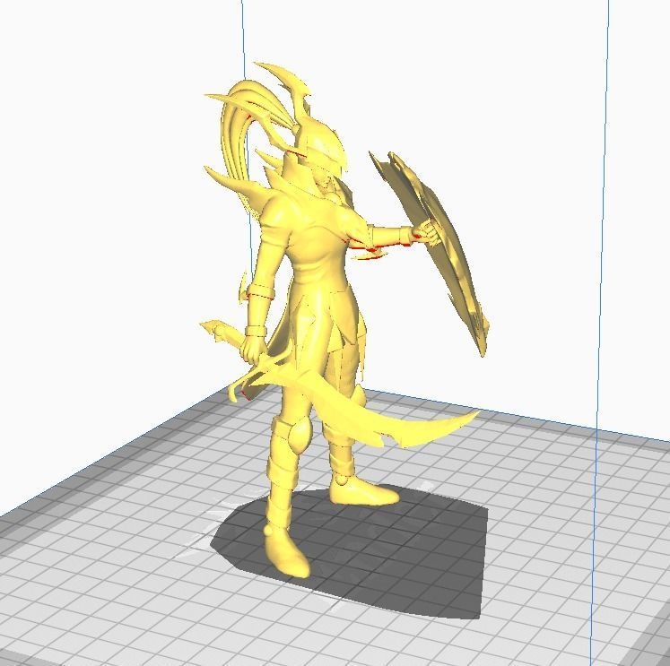 Black Luster Soldier 3D Model 3D print model_3