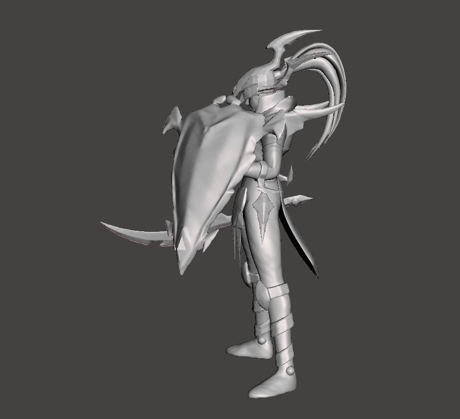 Black Luster Soldier 3D Model 3D print model_1