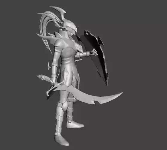 Black Luster Soldier 3D Model 3D print model