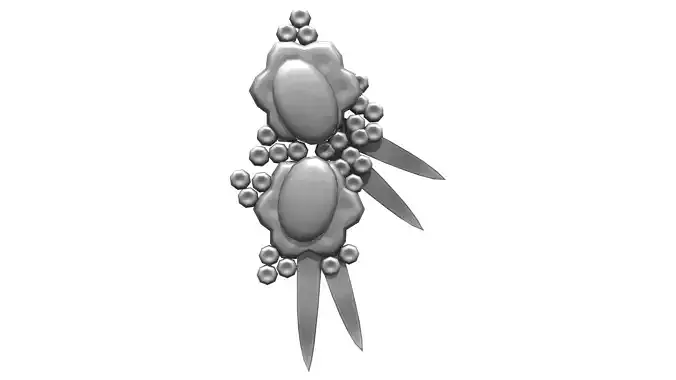 Flower Metal Brooch