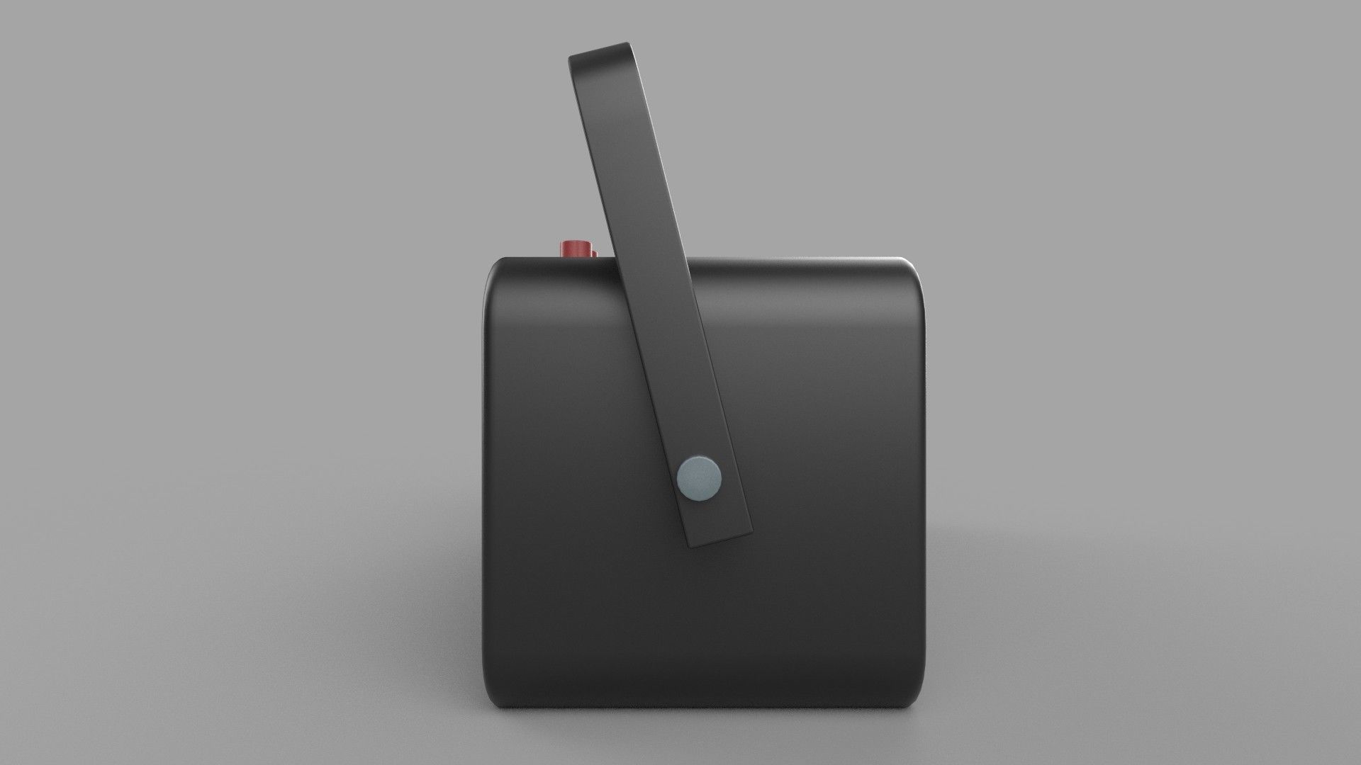 radio old Low-poly 3D model_2