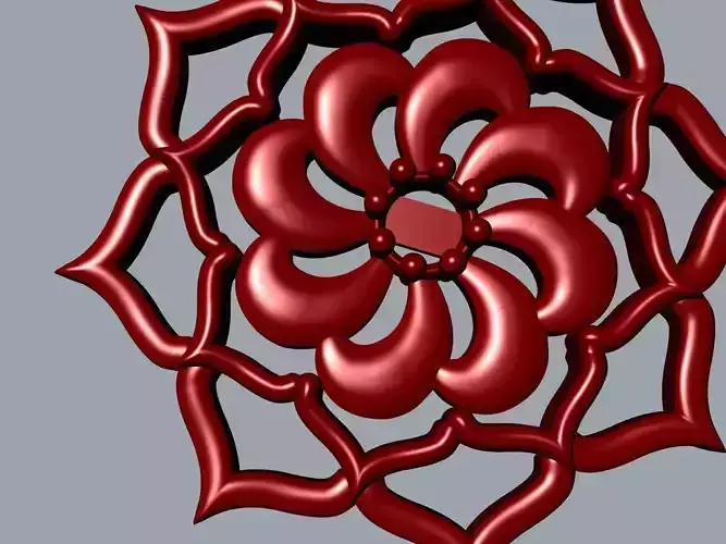 Ornament gold earrings set stl verified 