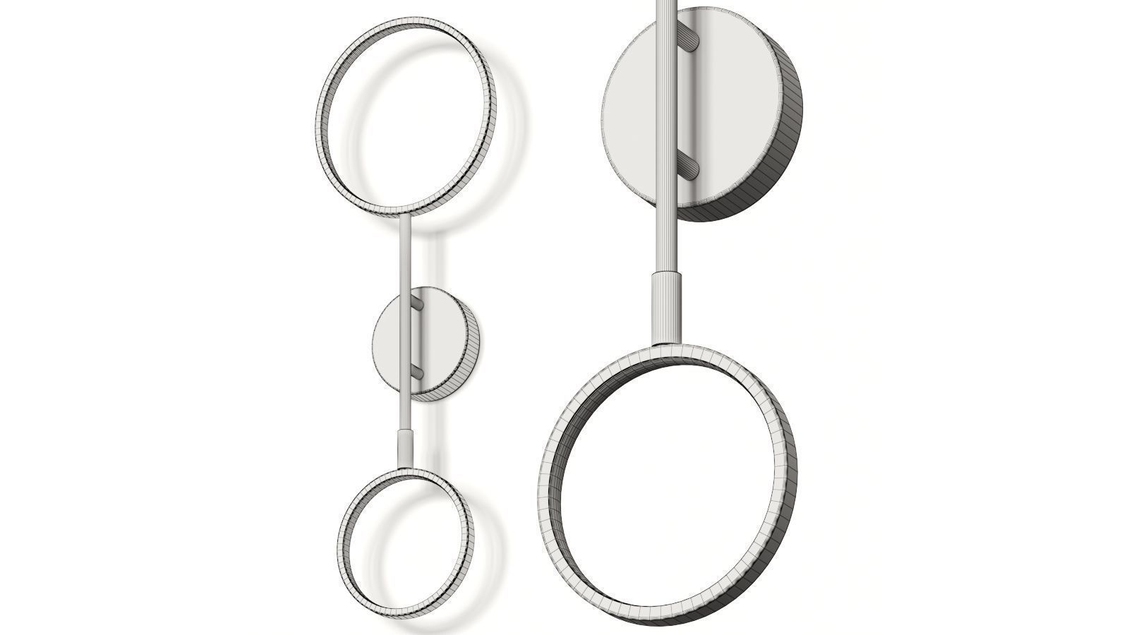 Hudson Valley Saturn Wall Lamp 3D model_2