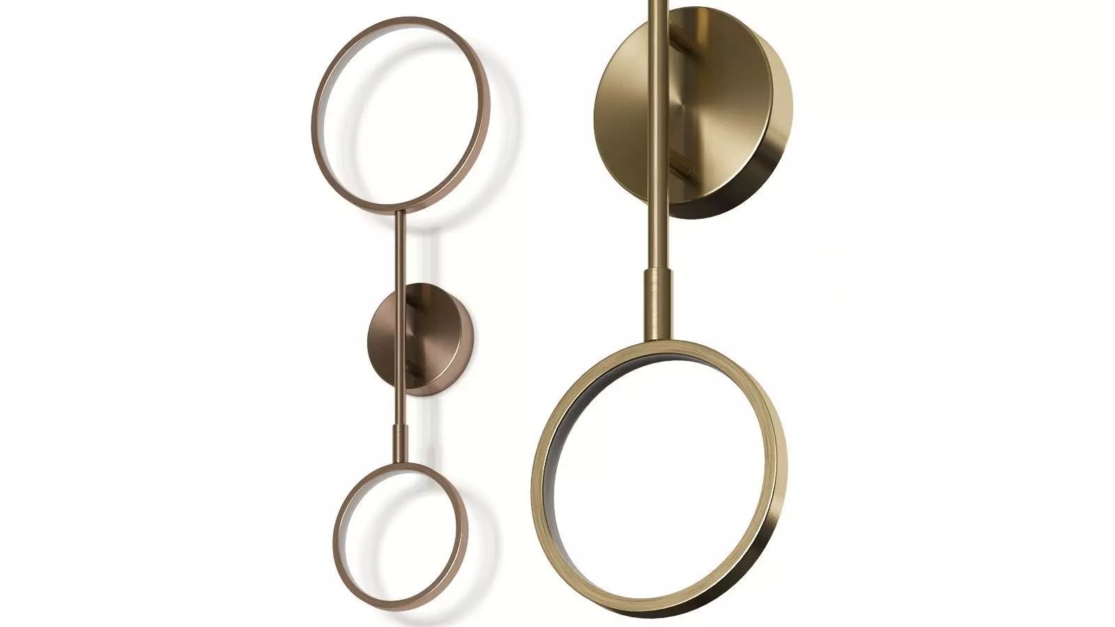 Hudson Valley Saturn Wall Lamp 3D model_0