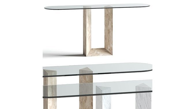 Cattelan Italia Diapason Console Tables 3D model