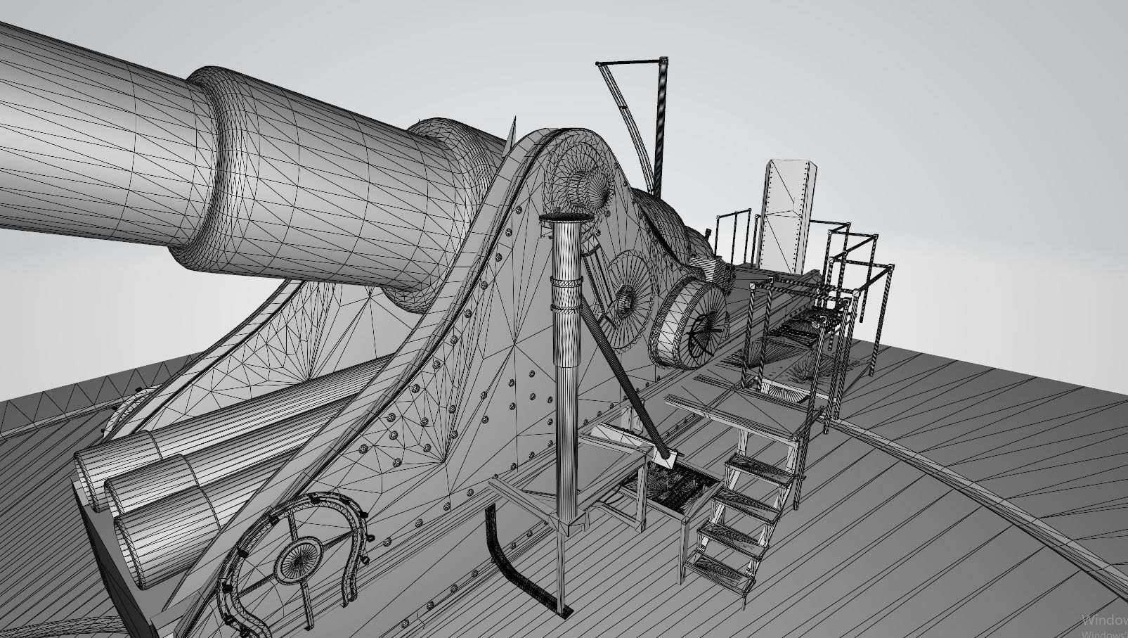 Canakkale Naval Battle Main Assets Pack Low-poly 3D model_3