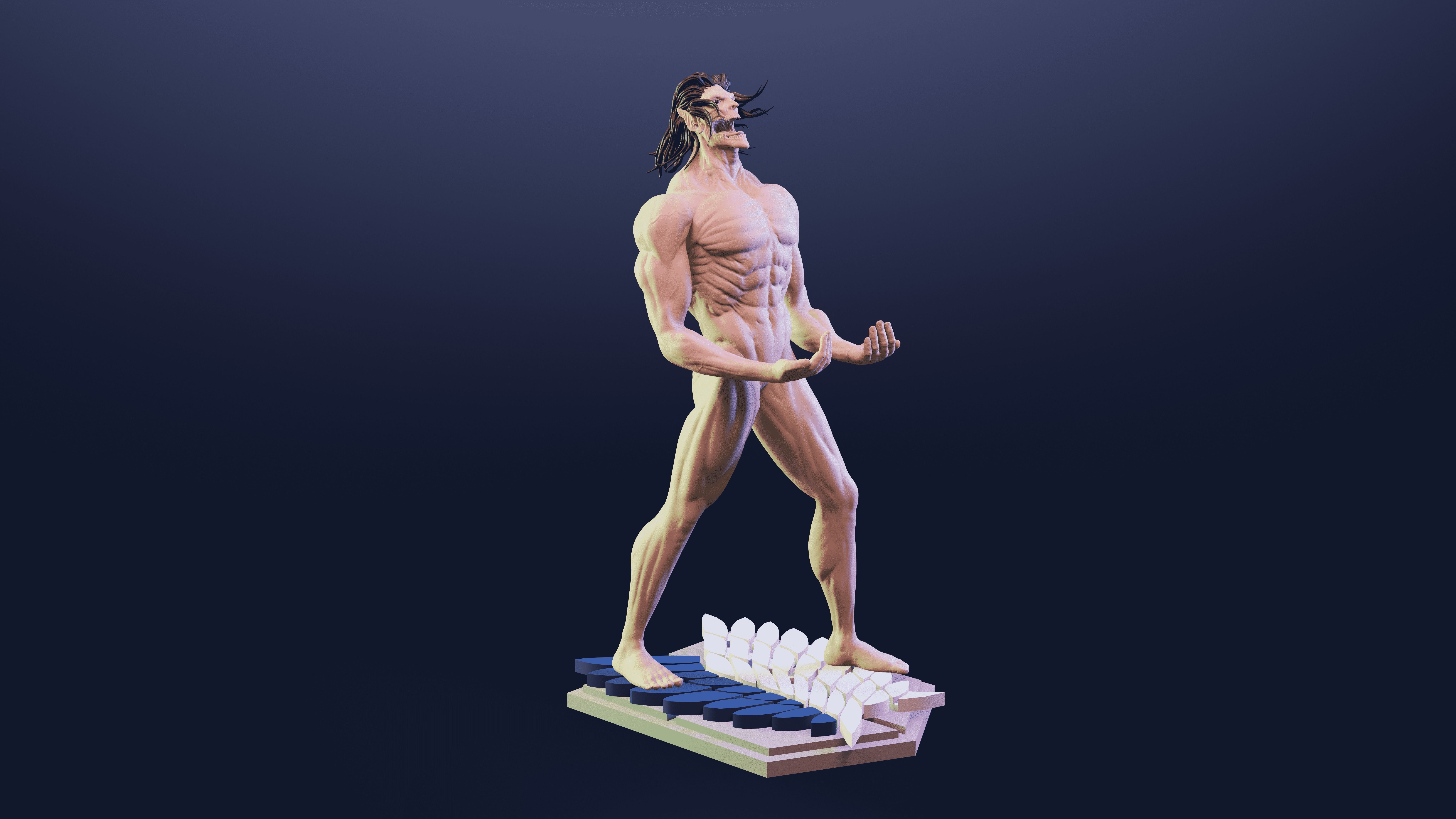 TITAN DE ATAQUE JOYSTICK 3D print model_3