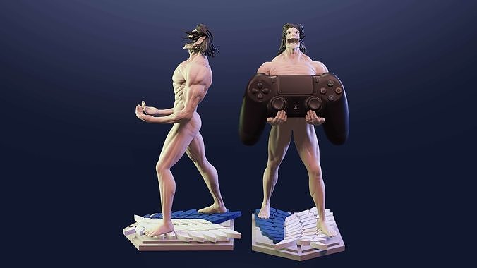 TITAN DE ATAQUE JOYSTICK 3D print model