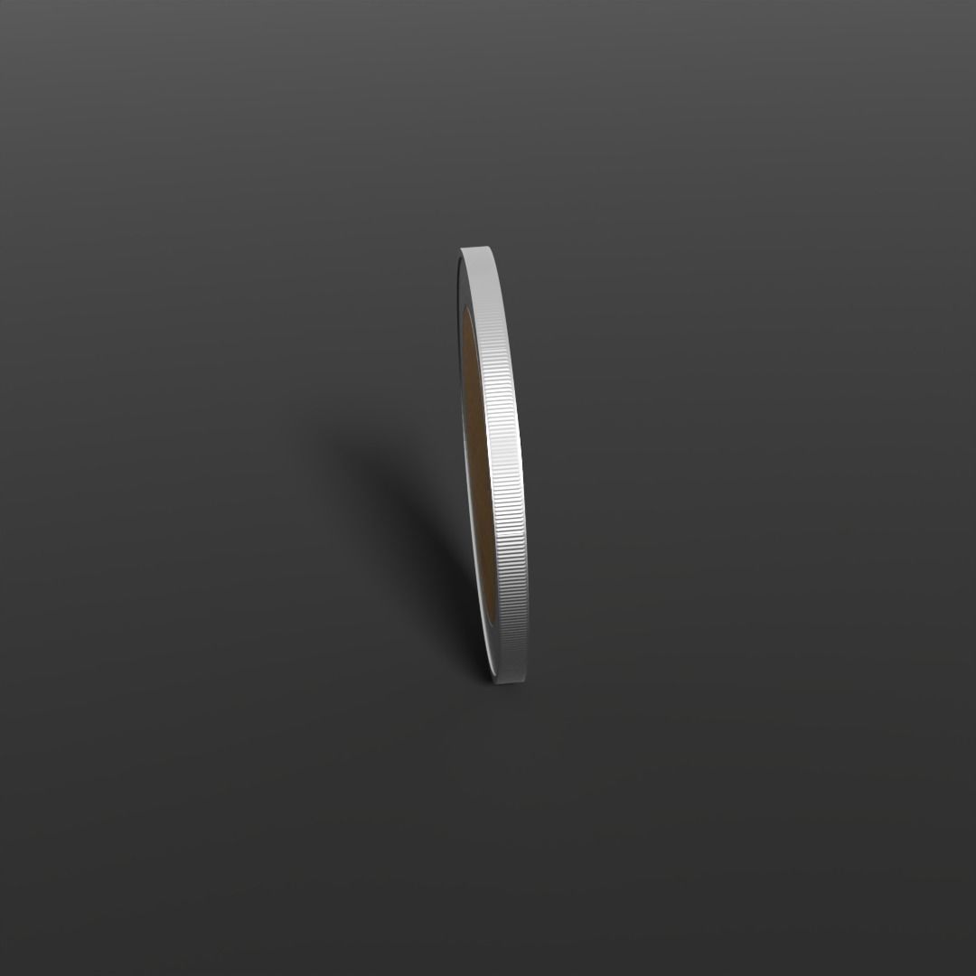 Egyptian Pound Coin New Alameen Version Low-poly 3D model_2