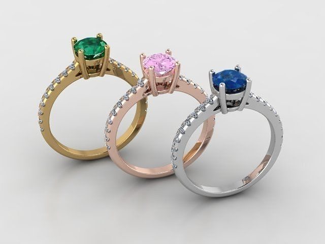 Golden ring biutiful 3D print model