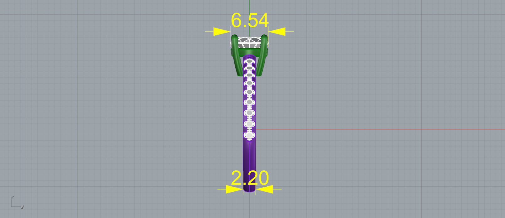 Golden ring biutiful 3D print model_5