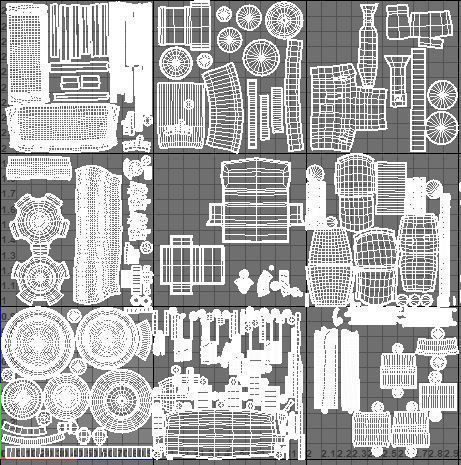 Tractor trolley 3D model_4
