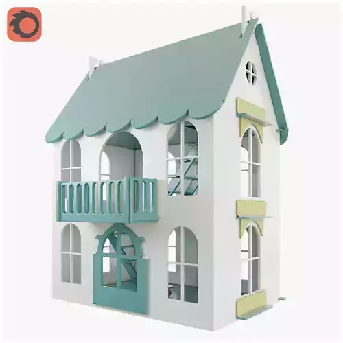 Bird House Low-poly 3D model