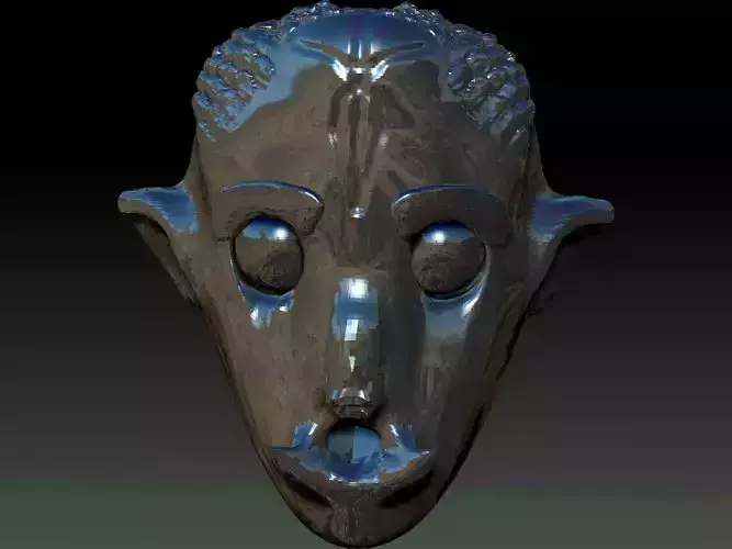 Orc 3D face