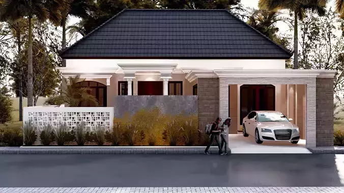 DESAIN RUMAH MINIMALIS SATU LANTAI