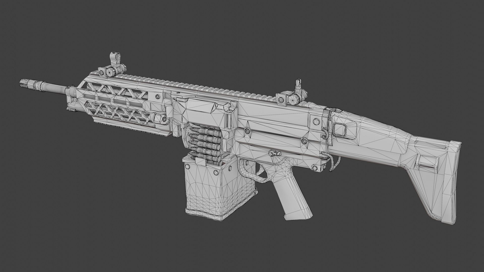 FN Evolys Low-poly 3D model_11