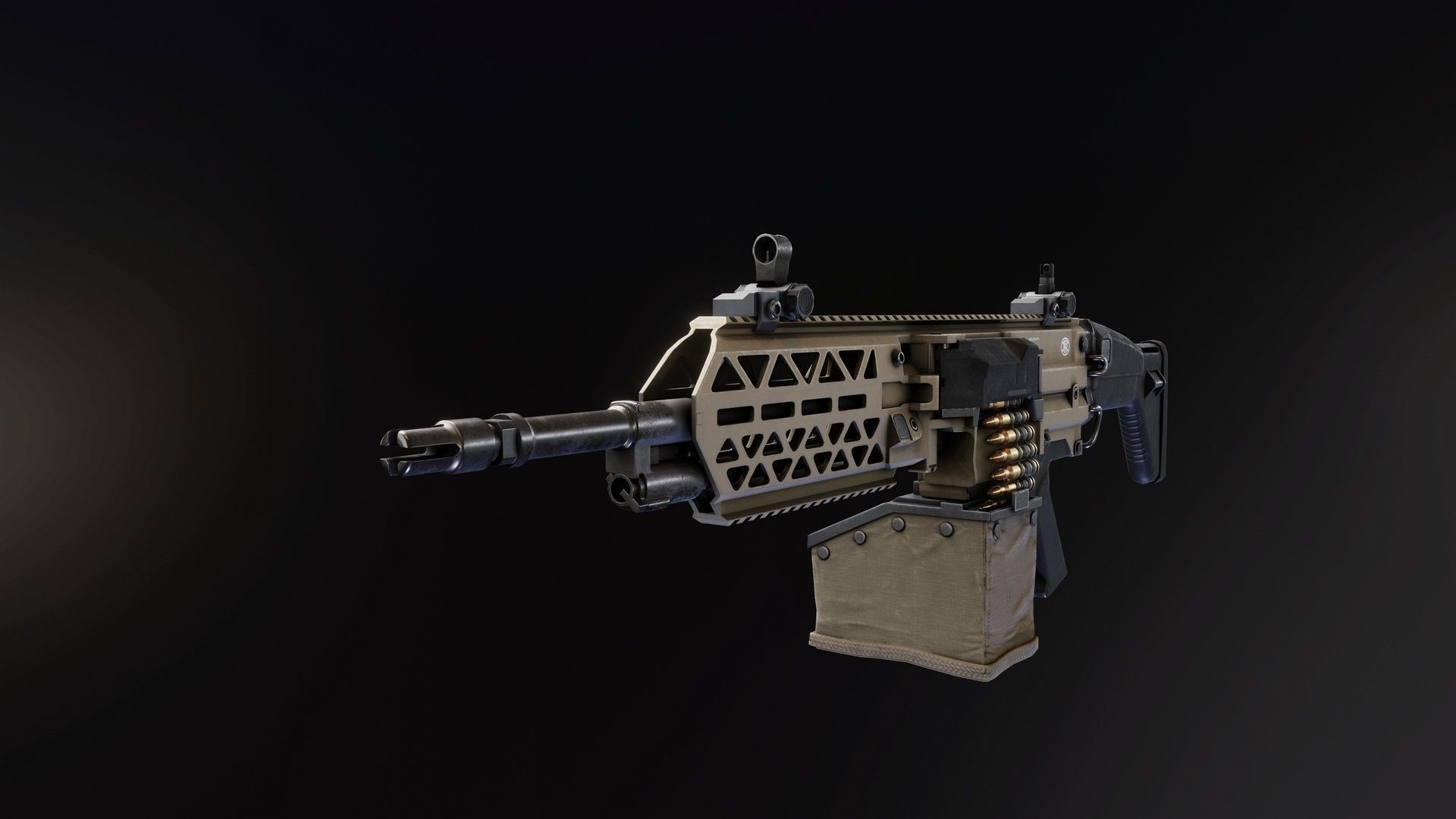 FN Evolys Low-poly 3D model_9