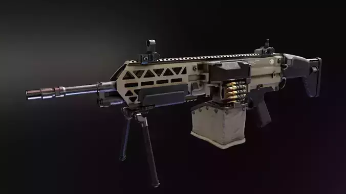 FN Evolys Low-poly 3D model