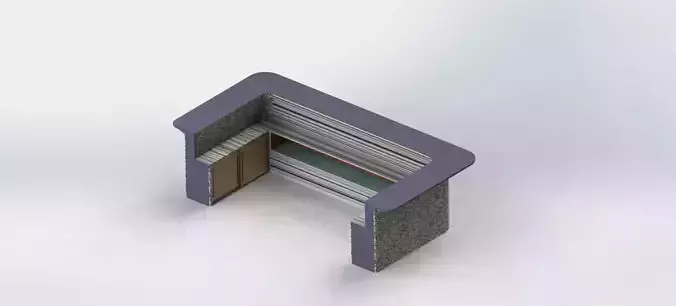 MINIBAR door with window