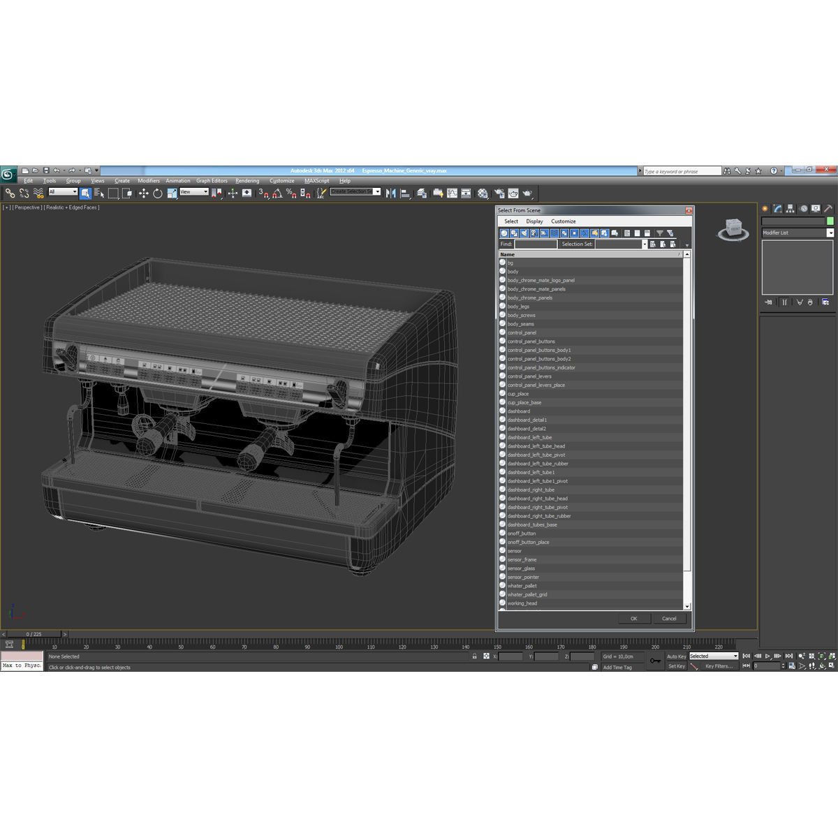 Espresso Machine Generic 3D model_32