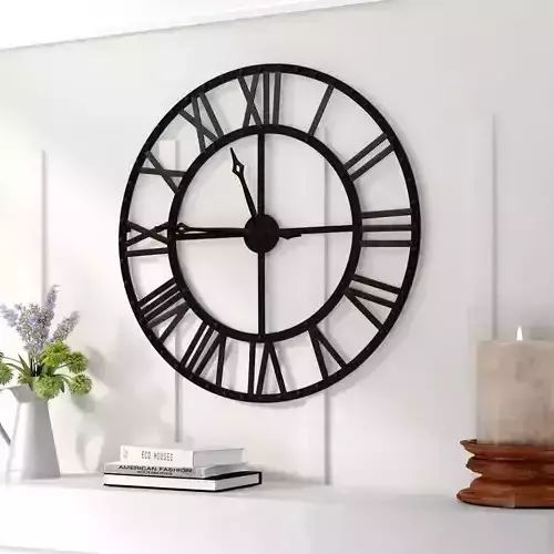 Oversized Besaw Wall Clock
