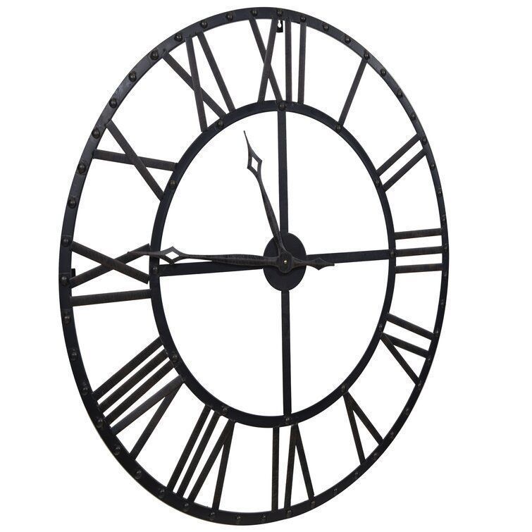 Oversized Besaw Wall Clock 3D model_2