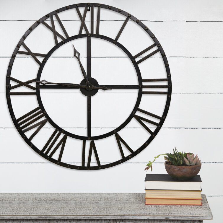 Oversized Besaw Wall Clock 3D model_7
