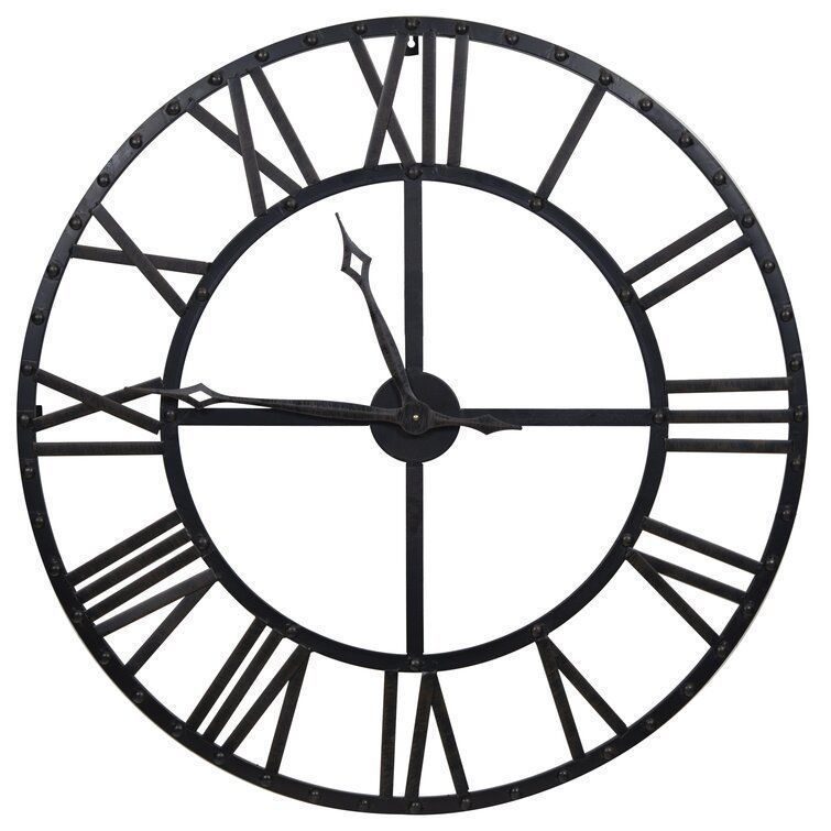 Oversized Besaw Wall Clock 3D model_3