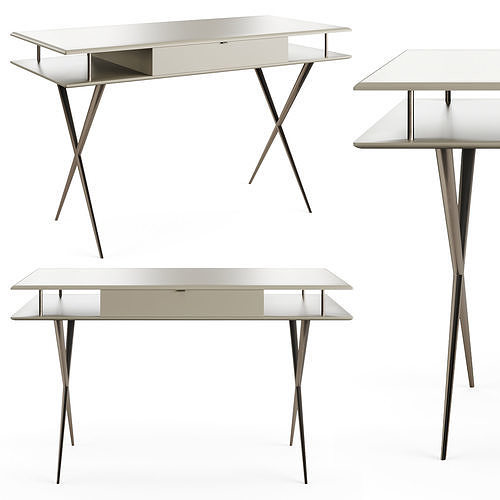 Heger Luxury Write Desk Low-poly 3D model