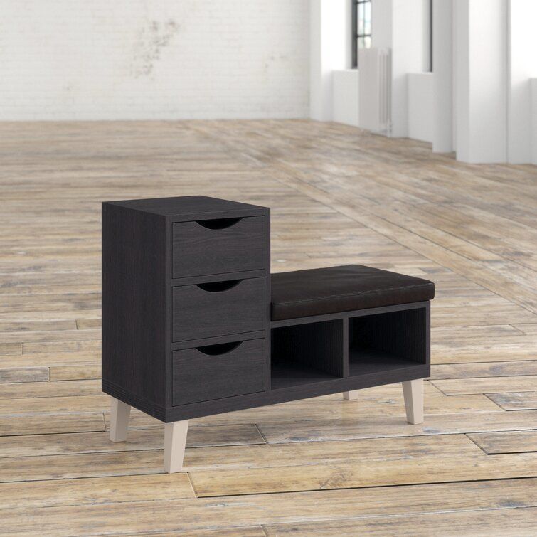 Pepin Upholstered Storage Bench 3D model_2