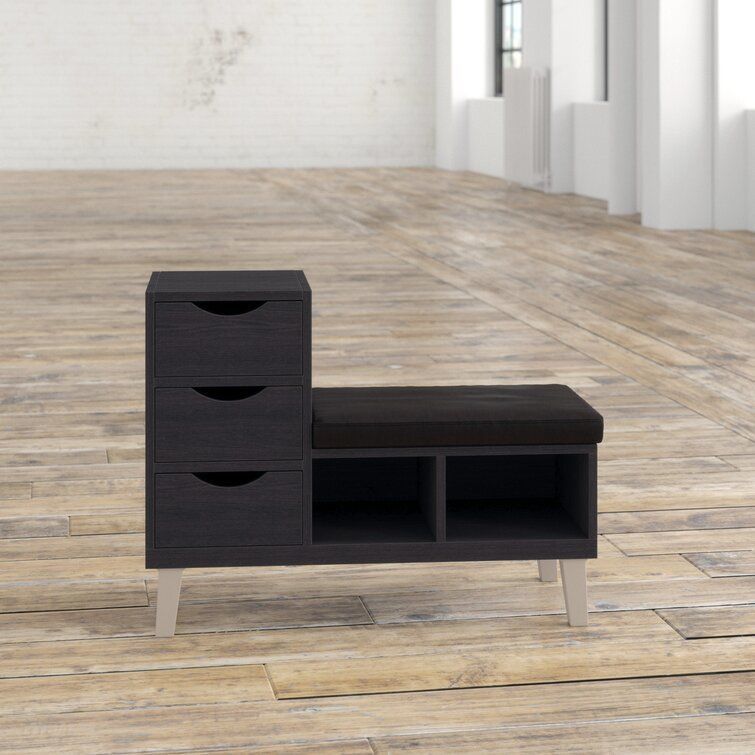 Pepin Upholstered Storage Bench 3D model_4
