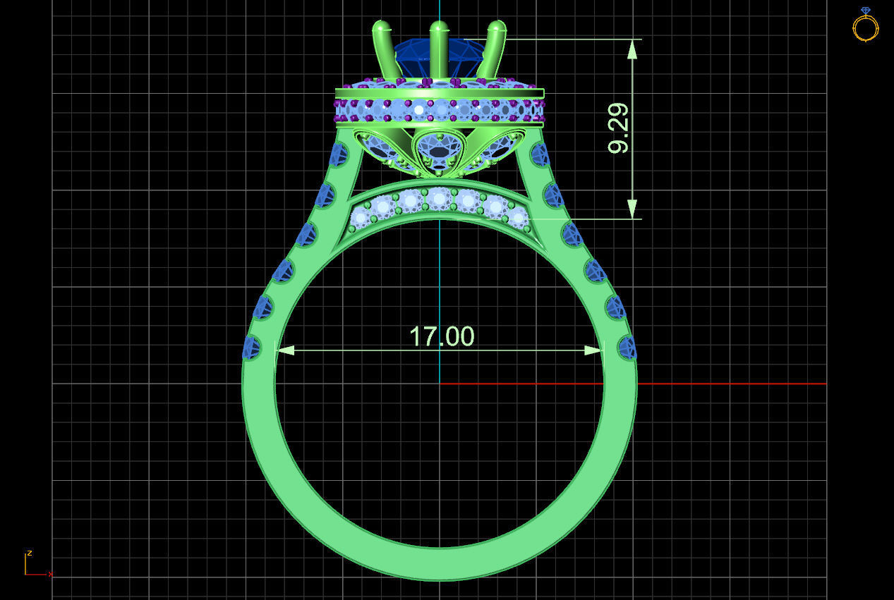 jewelry rings 3D print model_2