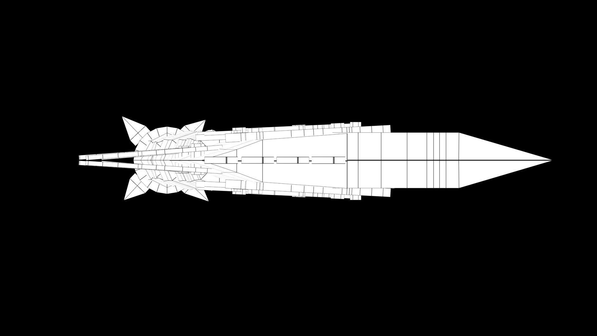 Battle axe Low-poly 3D model_9