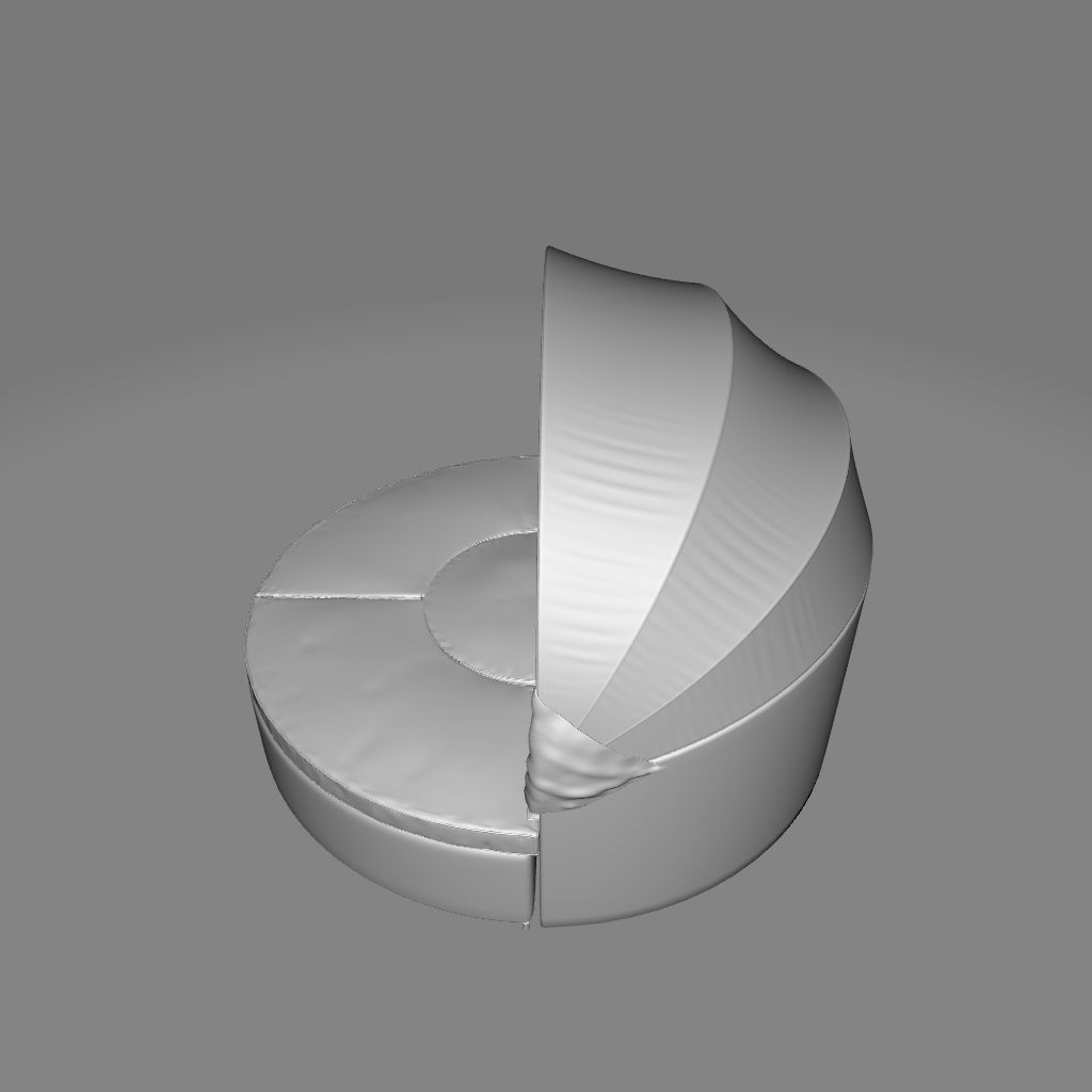 Keiran Outdoor Patio Daybed  3D model_5