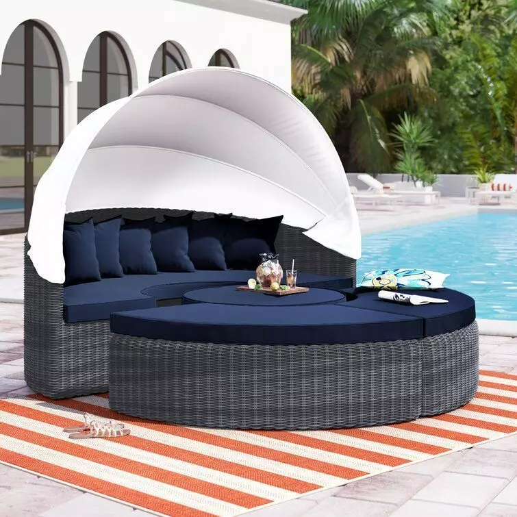 Keiran Outdoor Patio Daybed  3D model_0