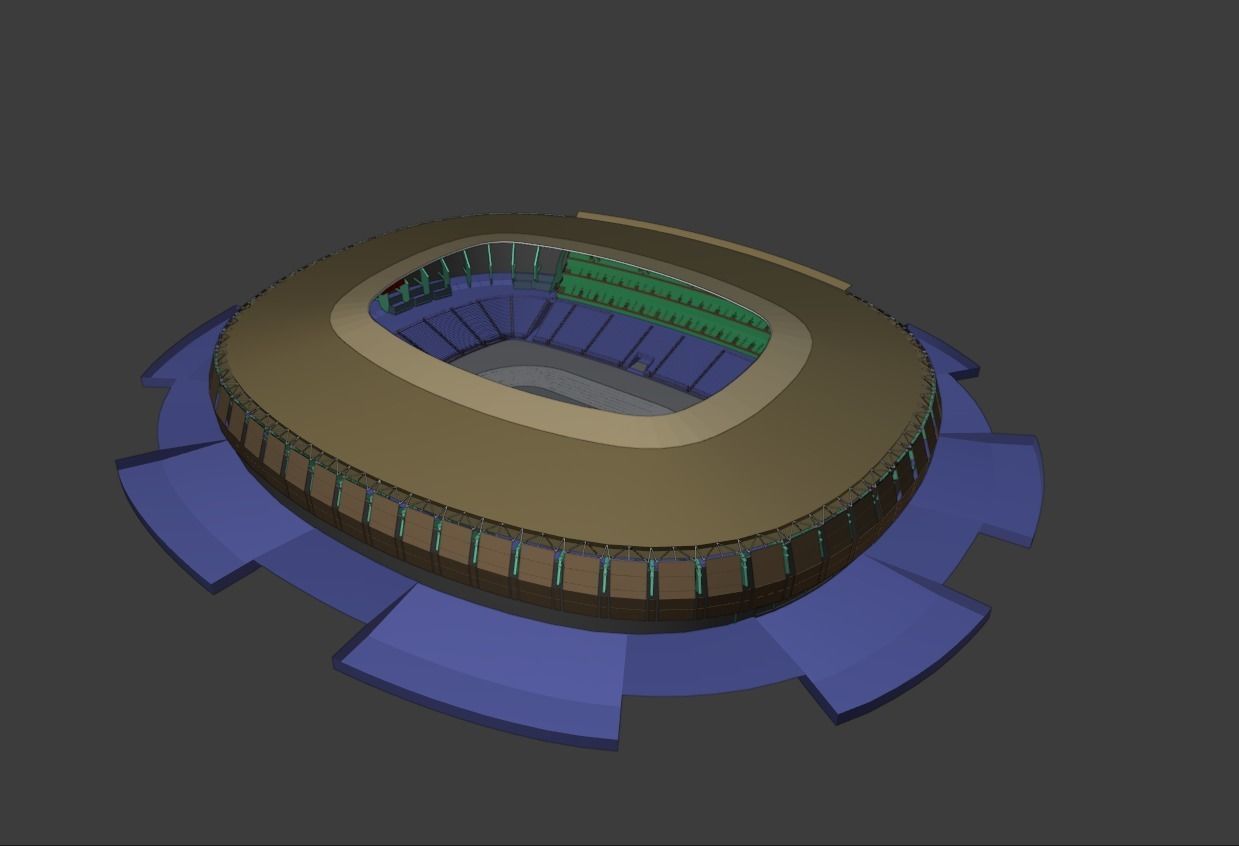 Olympics Prop and Assets Low-poly 3D model_2