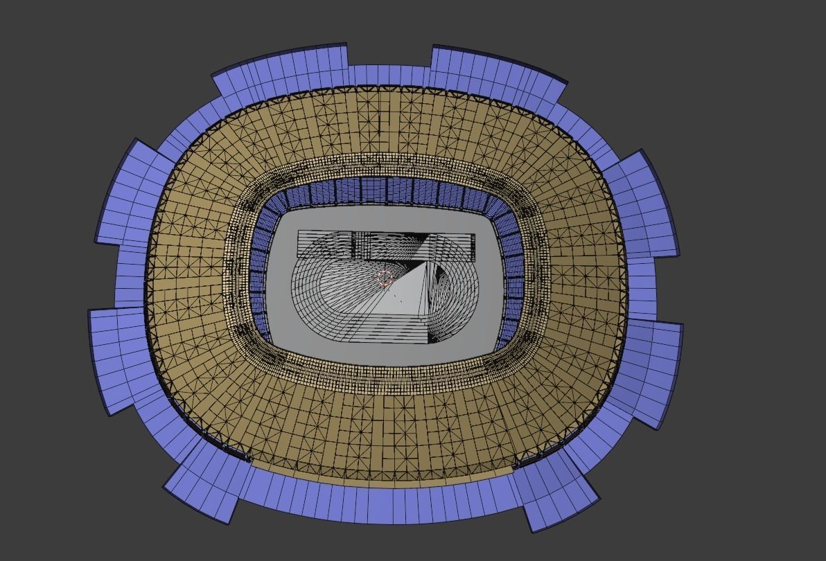 Olympics Prop and Assets Low-poly 3D model_17