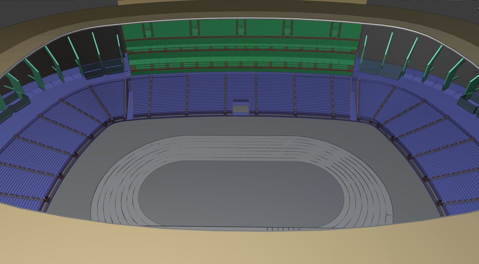 Olympics Prop and Assets Low-poly 3D model_24