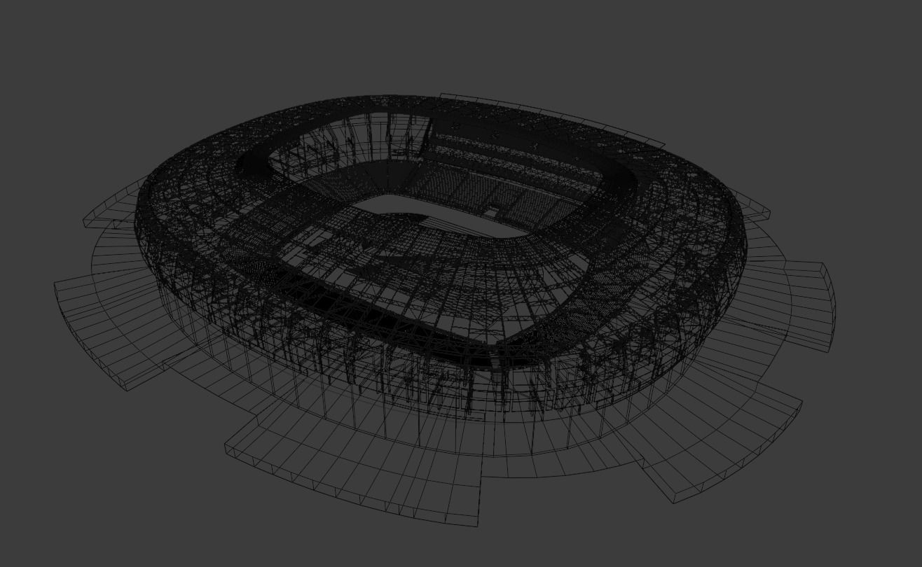 Olympics Prop and Assets Low-poly 3D model_7